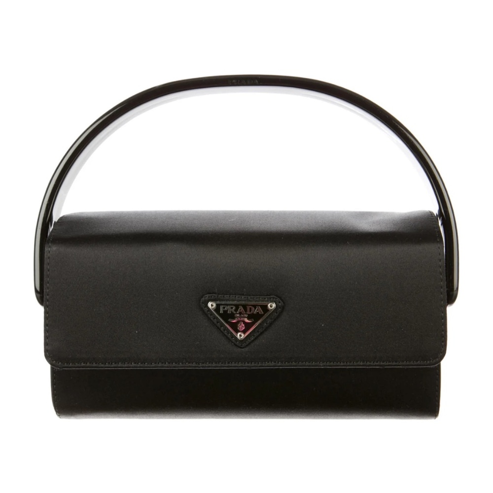 ISO Prada satin box bag